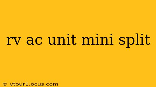 rv ac unit mini split
