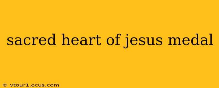 sacred heart of jesus medal