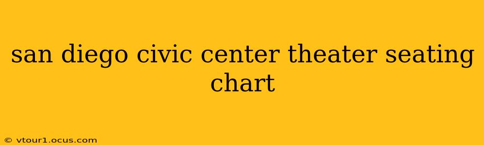 san diego civic center theater seating chart
