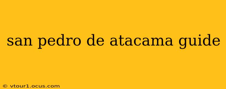 san pedro de atacama guide