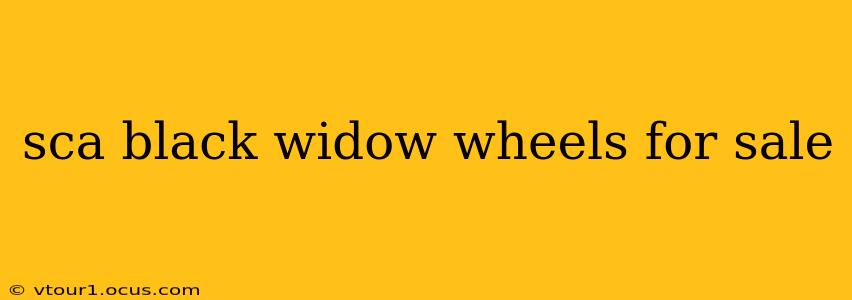 sca black widow wheels for sale