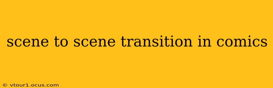 scene to scene transition in comics