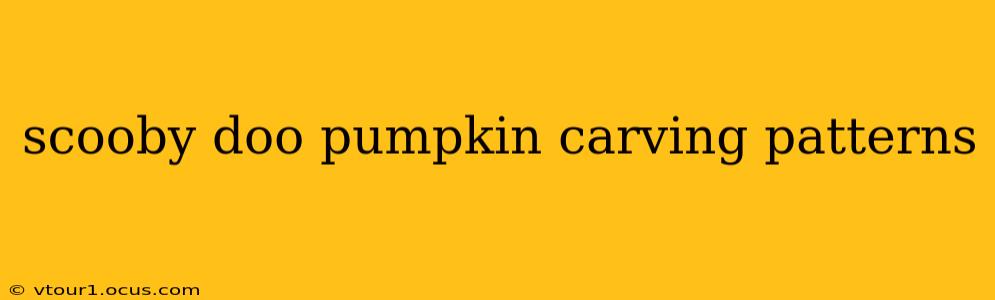 scooby doo pumpkin carving patterns