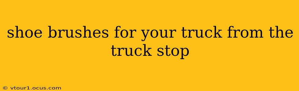 shoe brushes for your truck from the truck stop