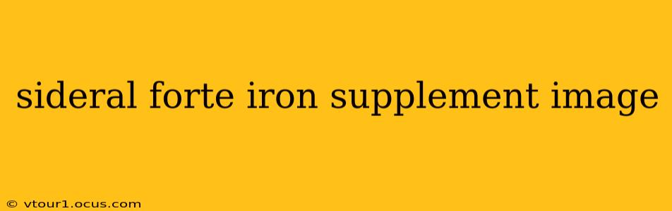 sideral forte iron supplement image sideral forte iron supplement image