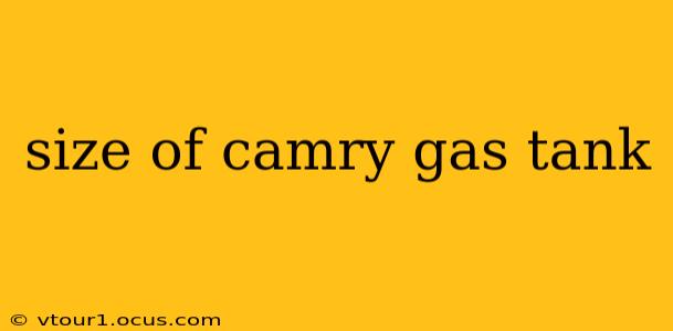 size of camry gas tank