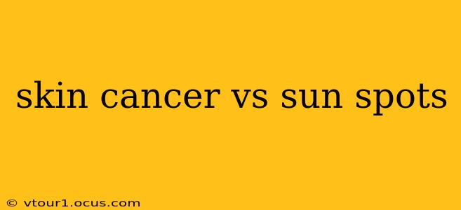 skin cancer vs sun spots