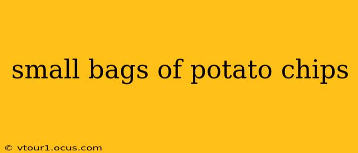 small bags of potato chips
