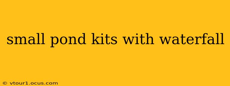 small pond kits with waterfall