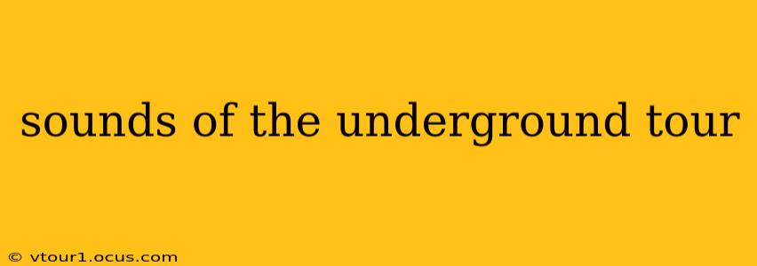 sounds of the underground tour
