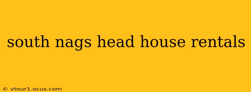 south nags head house rentals
