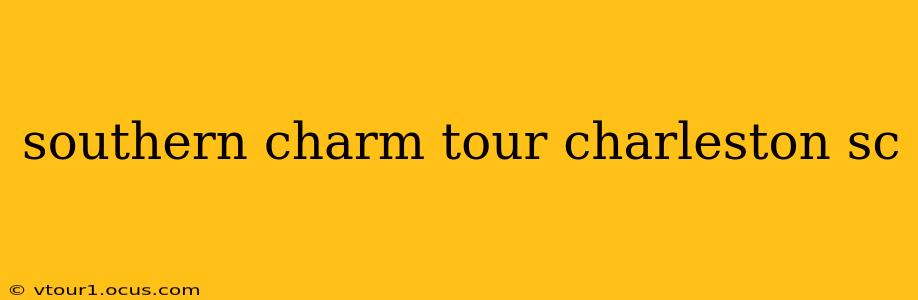 southern charm tour charleston sc