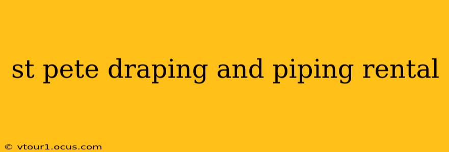 st pete draping and piping rental