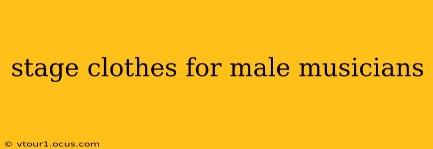 stage clothes for male musicians