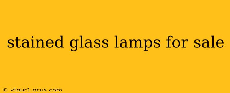 stained glass lamps for sale