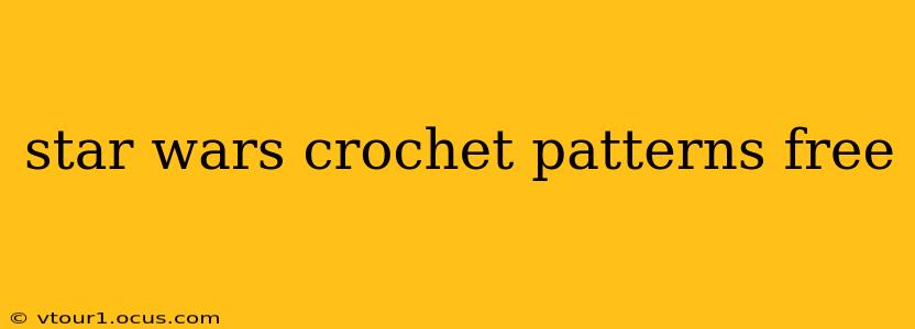 star wars crochet patterns free