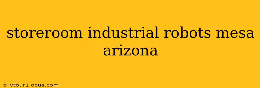 storeroom industrial robots mesa arizona