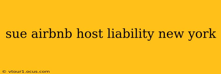 sue airbnb host liability new york