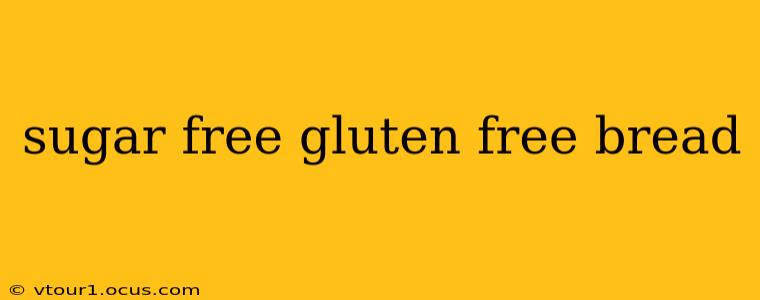 sugar free gluten free bread