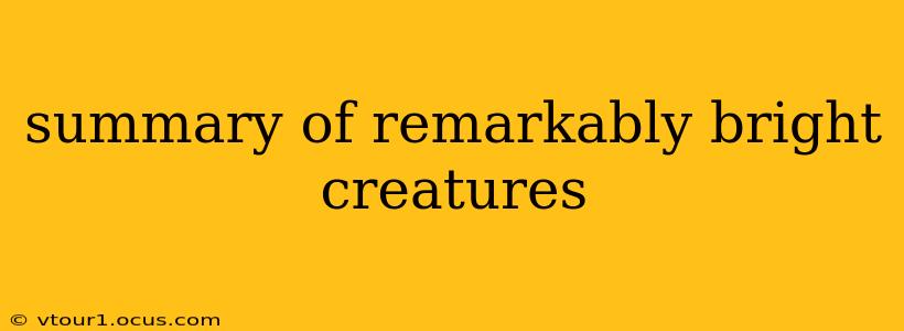 summary of remarkably bright creatures