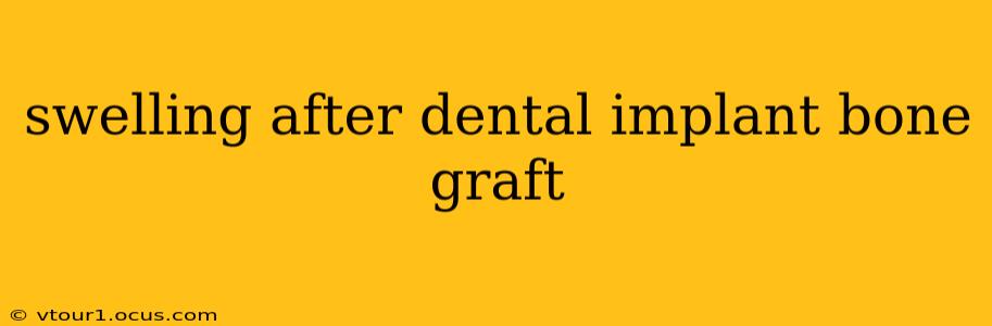 swelling after dental implant bone graft