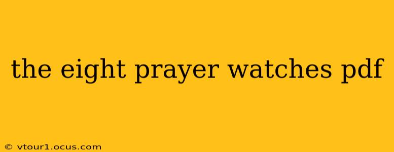the eight prayer watches pdf