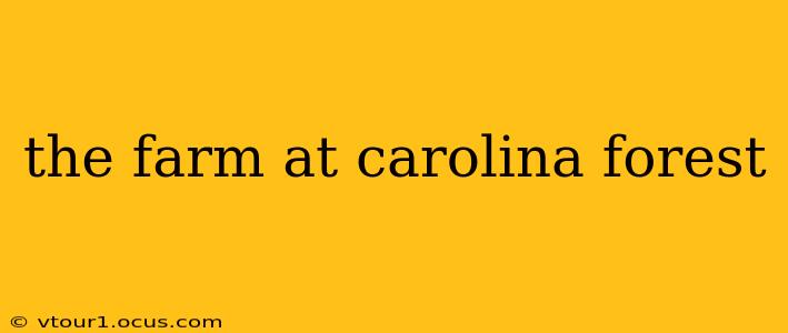 the farm at carolina forest
