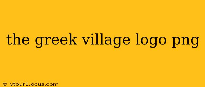 the greek village logo png