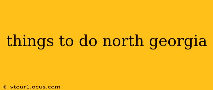 things to do north georgia