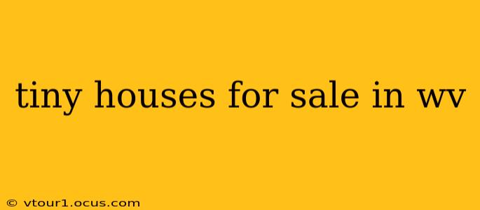tiny houses for sale in wv