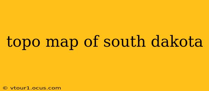 topo map of south dakota