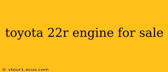 toyota 22r engine for sale