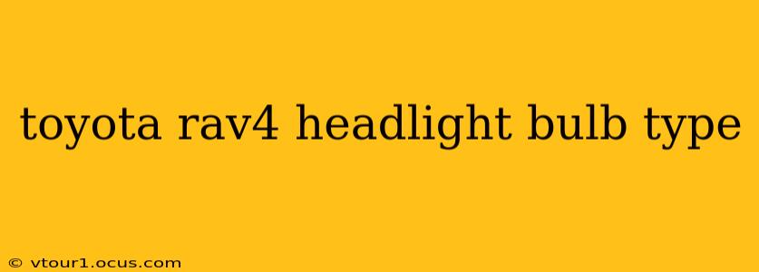 toyota rav4 headlight bulb type