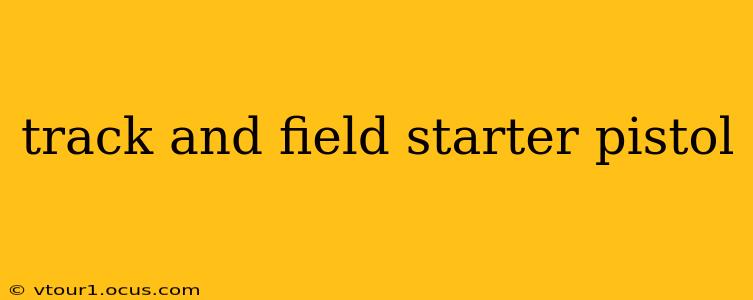 track and field starter pistol