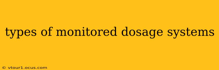types of monitored dosage systems