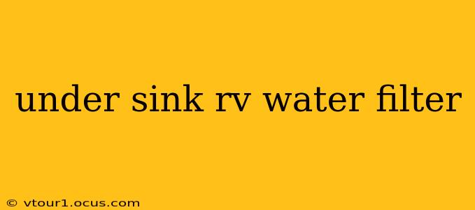 under sink rv water filter