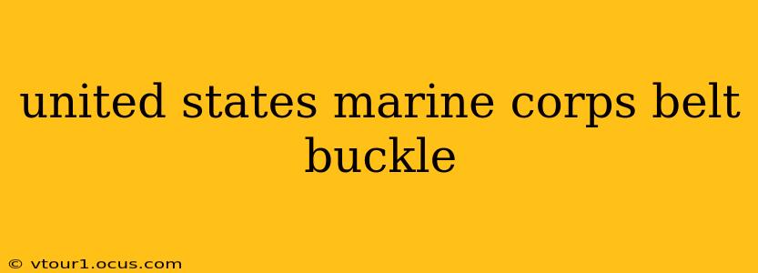united states marine corps belt buckle