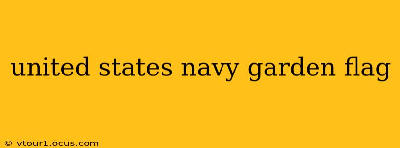 united states navy garden flag
