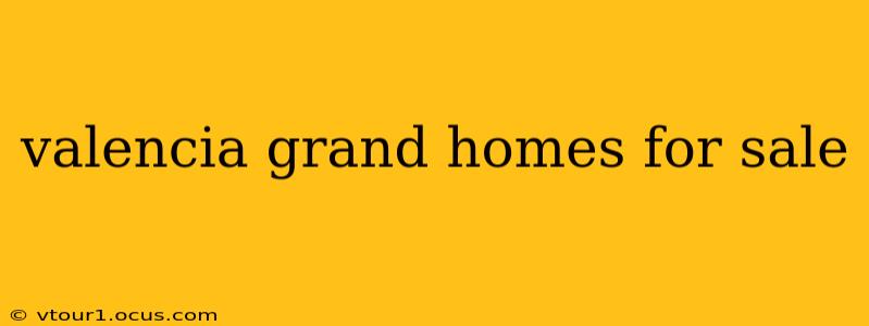 valencia grand homes for sale