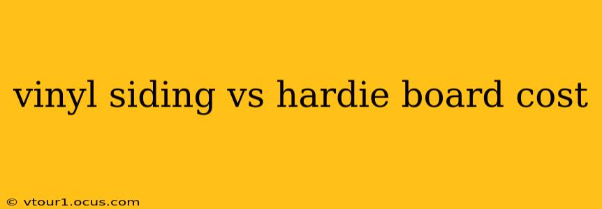 vinyl siding vs hardie board cost
