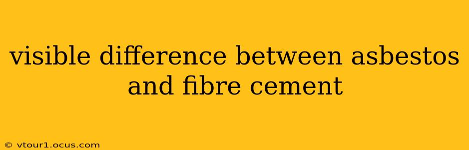 visible difference between asbestos and fibre cement