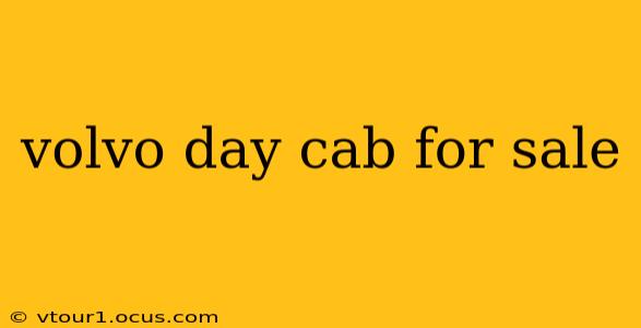 volvo day cab for sale