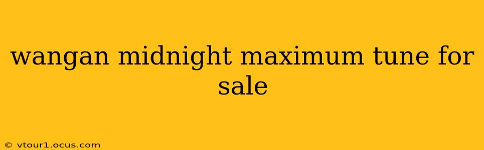 wangan midnight maximum tune for sale