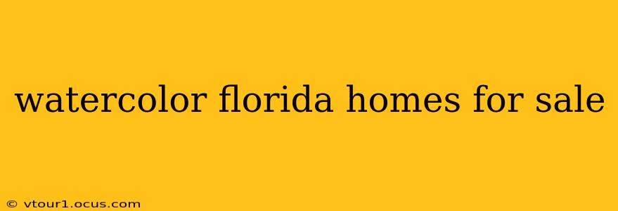 watercolor florida homes for sale