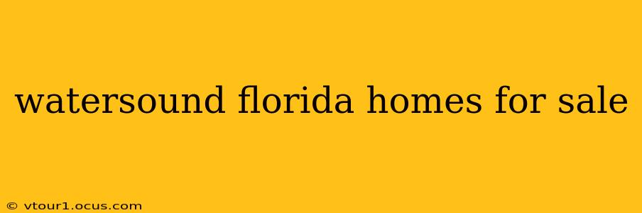 watersound florida homes for sale