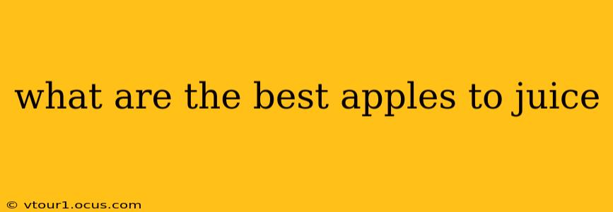 what are the best apples to juice