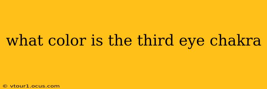what color is the third eye chakra