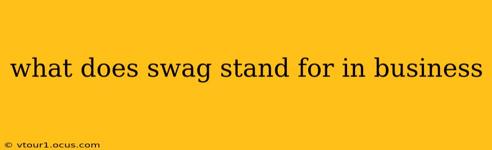 what does swag stand for in business