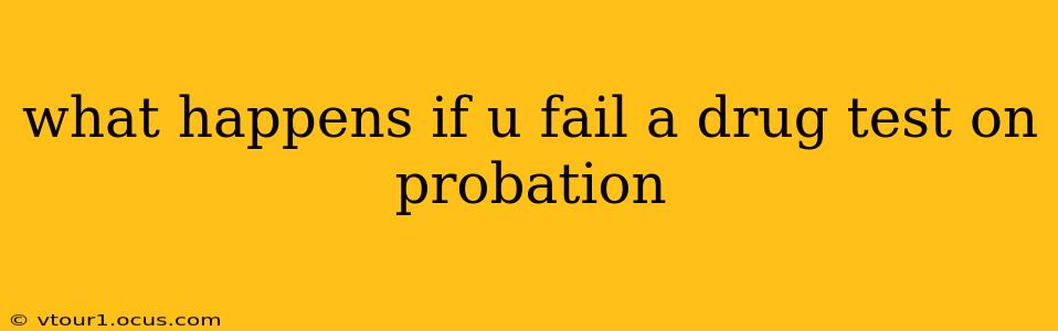 what happens if u fail a drug test on probation