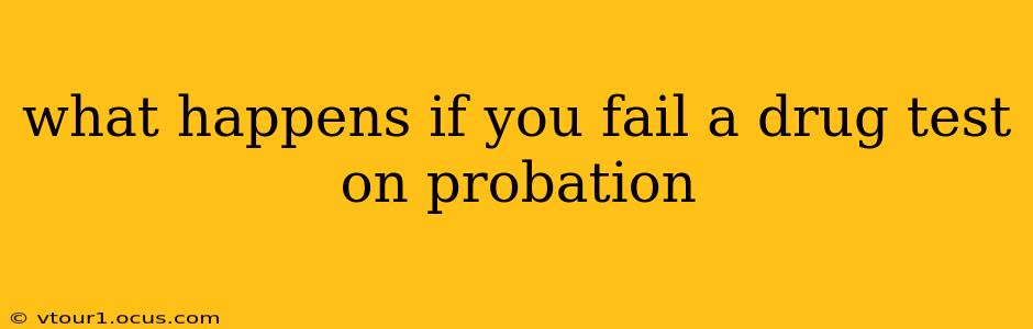 what happens if you fail a drug test on probation